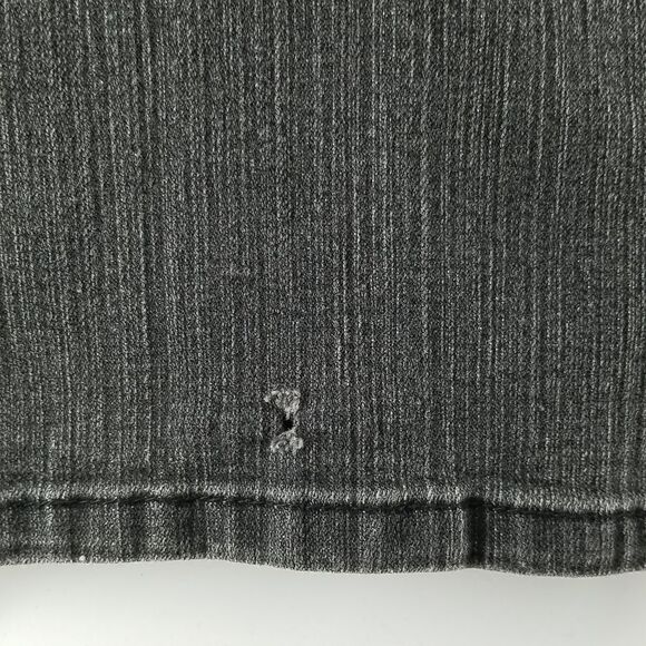 🎁5/$25 Contrast Jeans Women's11 Black Zip Button Closure 5 Pocket Boot Cut - Picture 4 of 10